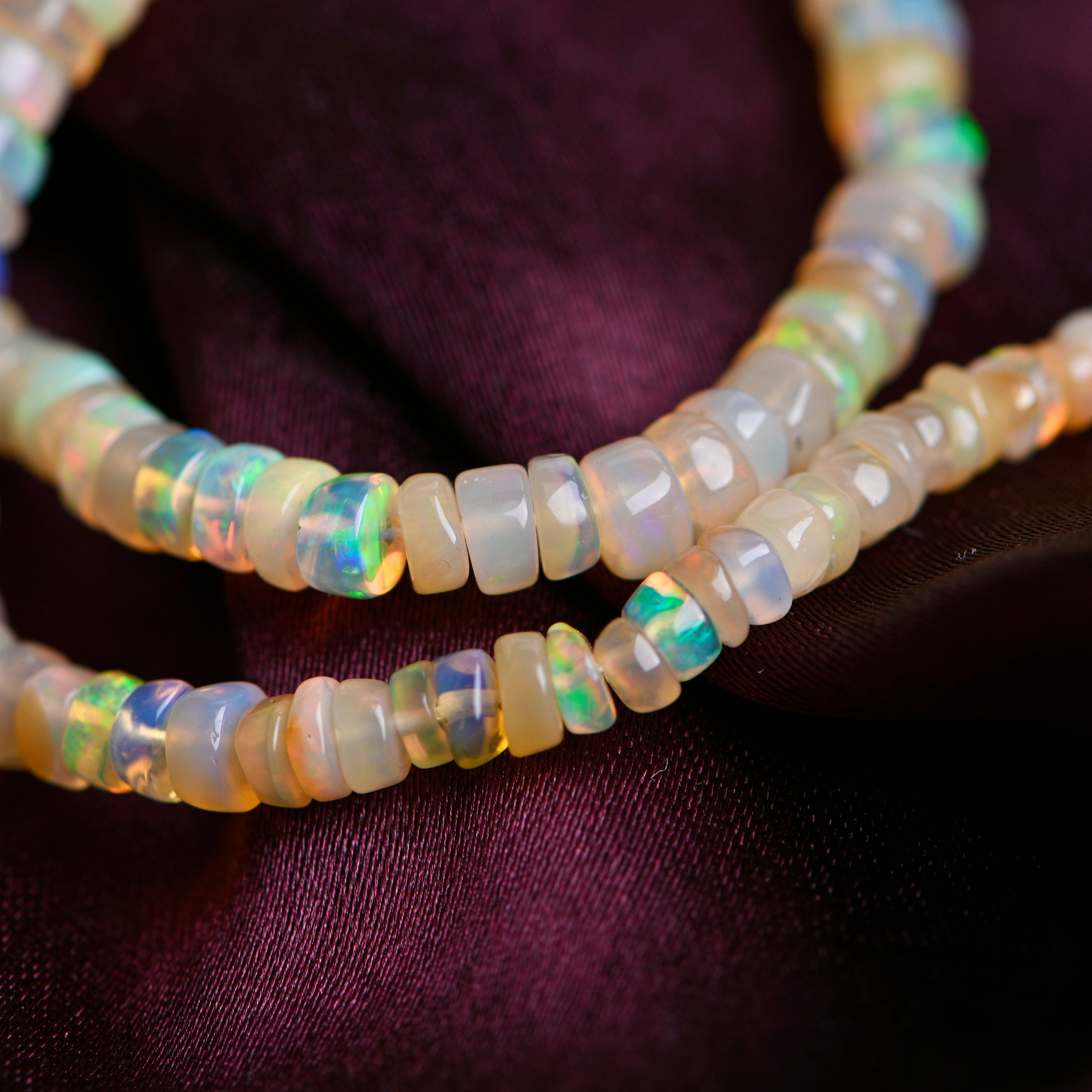 Peach and Purple Ladies Ethiopian Faceted Opal Bracelet, For Jewelry, Size:  7 Inch at Rs 1200/piece in Jaipur